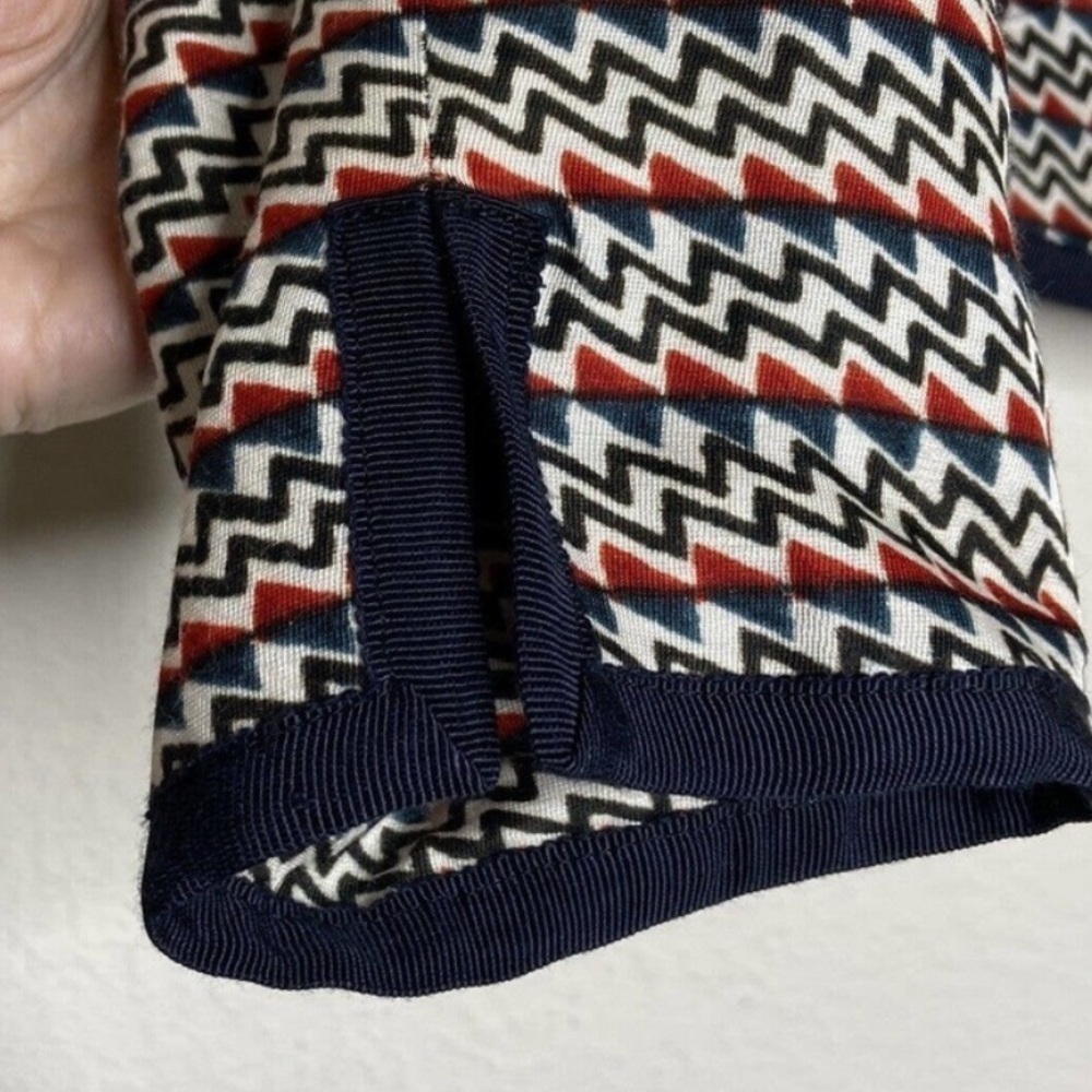NWOT Elizabeth and James Freddie Zig Zag Linen Blend Jacket Sz 8 MSRP $495 - Picture 5 of 10